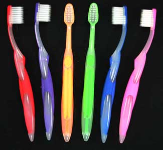 Brush and floss at the same time with the SoFresh Flossing Toothbrush from Oramedix.